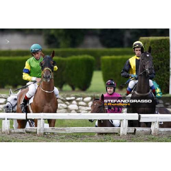 at right the winner of the 64¡ Premio delle Nazioni - Mem. M.Rocca, Raffaele Romano on Fatal Mac Merano Maia, 26th sept. 2008 ph. Stefano Grasso