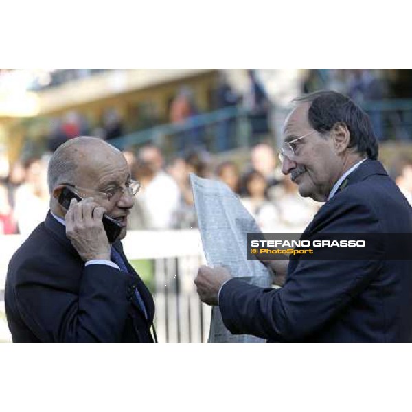 Pinuccio Molteni and Goffredo Sottile at the 69.¡Gran Premio Merano Forst Merano, 28th sep. 2008 ph. Stefano Grasso