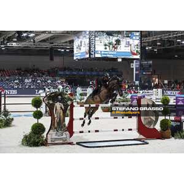 Jumping Verona - Grand prix - Bruno Chimirri of Italy riding Tower Mouche - Verona, Fieracavalli, 28 October 2018 - ph.Stefano Grasso/Jumping Verona