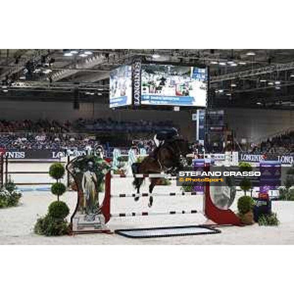Jumping Verona - Grand prix - Jessica Springsteen of United States of America riding Fleur de l\'Aube - Verona, Fieracavalli, 28 October 2018 - ph.Stefano Grasso/Jumping Verona