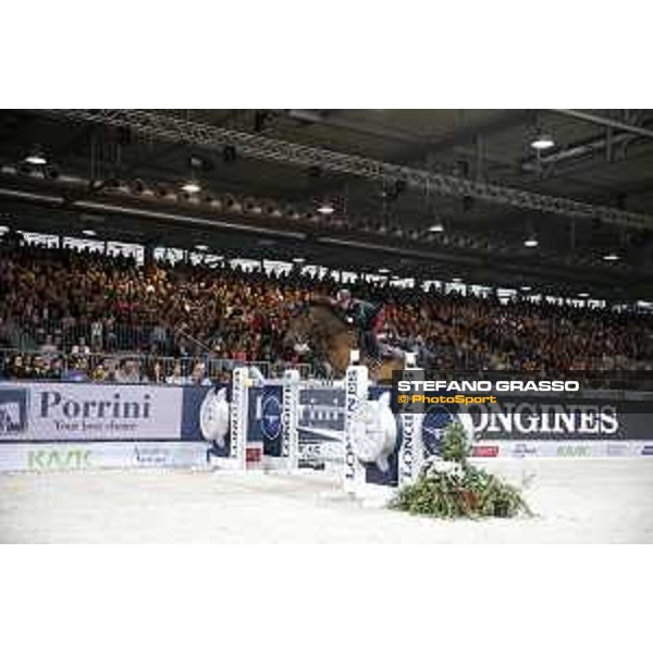 Jumping Verona - Grand prix - Bruno Chimirri of Italy riding Tower Mouche - Verona, Fieracavalli, 28 October 2018 - ph.Stefano Grasso/Jumping Verona
