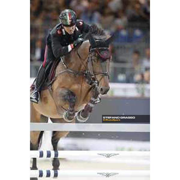 Jumping Verona - Grand prix - Bruno Chimirri of Italy riding Tower Mouche - Verona, Fieracavalli, 28 October 2018 - ph.Stefano Grasso/Jumping Verona