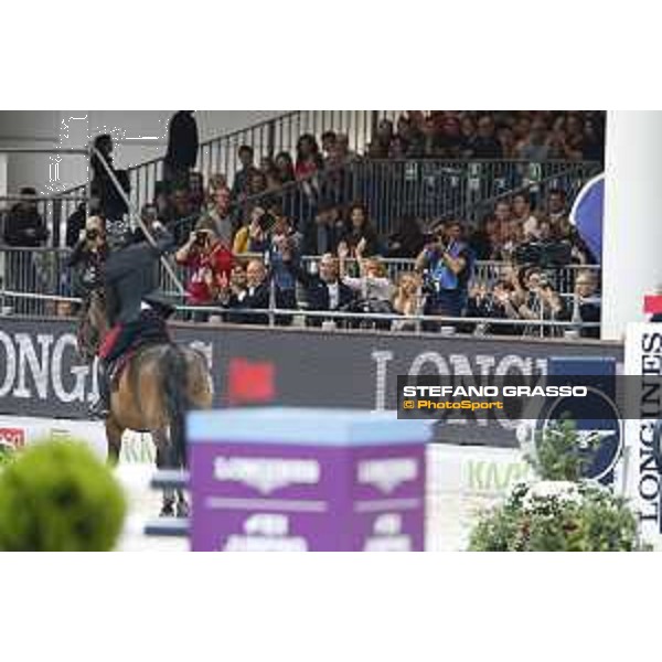 Jumping Verona - Grand prix - Bruno Chimirri of Italy riding Tower Mouche - Verona, Fieracavalli, 28 October 2018 - ph.Stefano Grasso/Jumping Verona