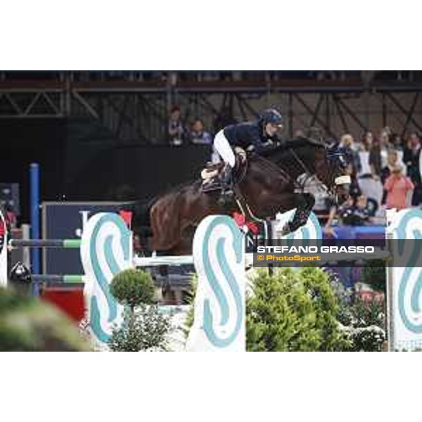 Jumping Verona - Grand prix - Jessica Springsteen of United States of America riding Fleur de l\'Aube - Verona, Fieracavalli, 28 October 2018 - ph.Stefano Grasso/Jumping Verona