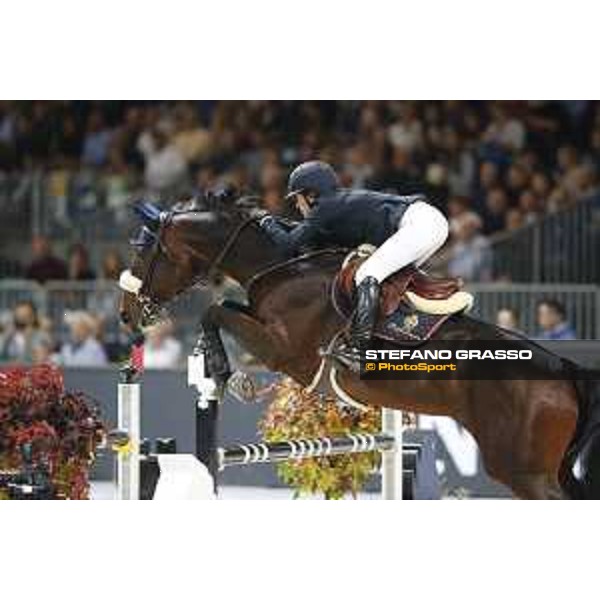 Jumping Verona - Grand prix - Jessica Springsteen of United States of America riding Fleur de l\'Aube - Verona, Fieracavalli, 28 October 2018 - ph.Stefano Grasso/Jumping Verona