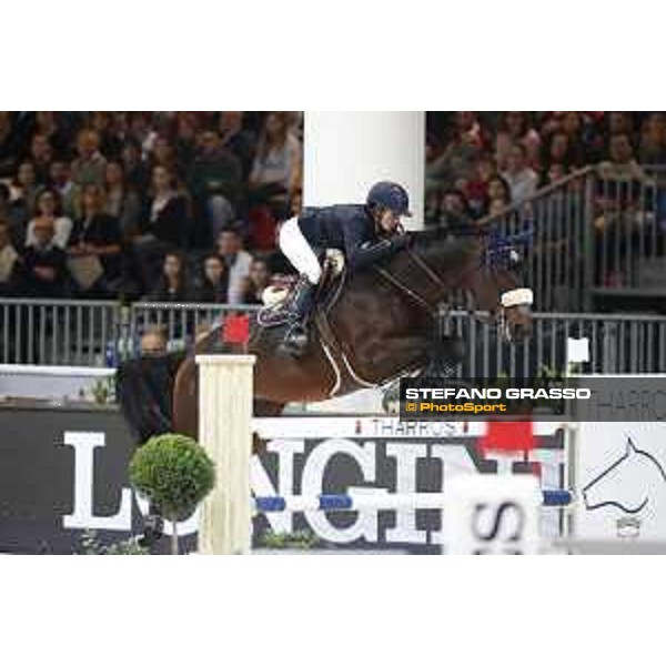 Jumping Verona - Grand prix - Jessica Springsteen of United States of America riding Fleur de l\'Aube - Verona, Fieracavalli, 28 October 2018 - ph.Stefano Grasso/Jumping Verona