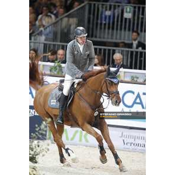 Jumping Verona - Grand prix - Ludger Beerbaum of Germany riding Casello - Verona, Fieracavalli, 28 October 2018 - ph.Stefano Grasso/Jumping Verona