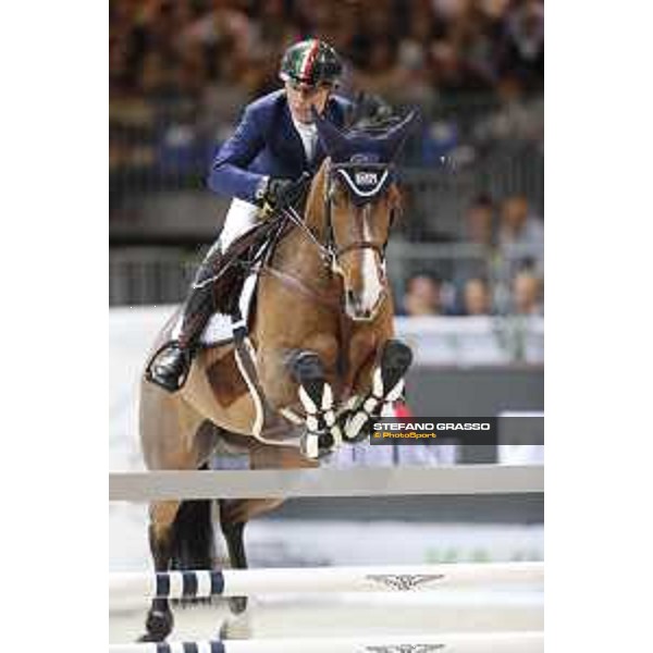 Jumping Verona - Grand prix - Paolo Paini of Italy riding Ottava Meraviglia Di Ca\' San G - Verona, Fieracavalli, 28 October 2018 - ph.Stefano Grasso/Jumping Verona
