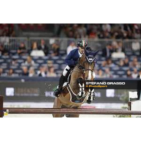 Jumping Verona - Grand prix - Paolo Paini of Italy riding Ottava Meraviglia Di Ca\' San G - Verona, Fieracavalli, 28 October 2018 - ph.Stefano Grasso/Jumping Verona