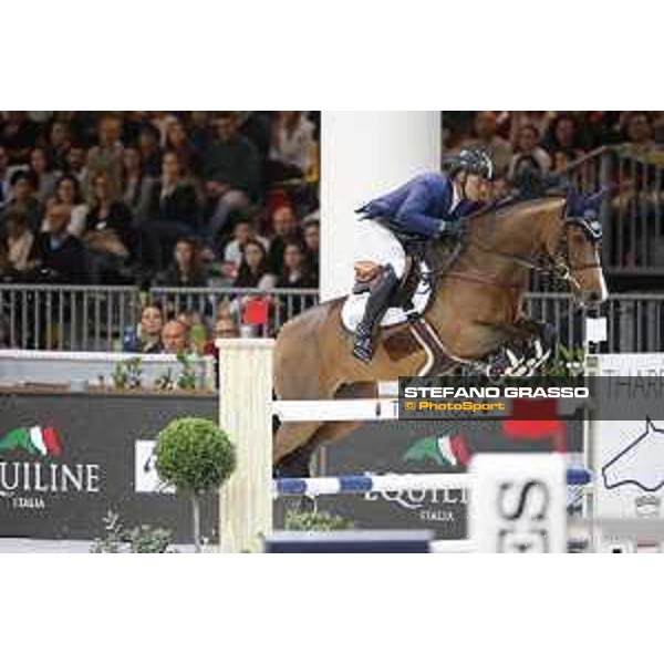 Jumping Verona - Grand prix - Paolo Paini of Italy riding Ottava Meraviglia Di Ca\' San G - Verona, Fieracavalli, 28 October 2018 - ph.Stefano Grasso/Jumping Verona