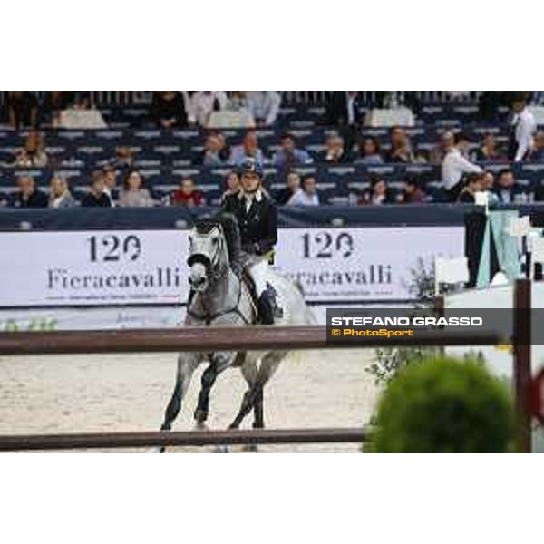 Jumping Verona - Grand prix - Lucia Le Jeune Vizzini of Italy riding Cabalgaro Z - Verona, Fieracavalli, 28 October 2018 - ph.Stefano Grasso/Jumping Verona