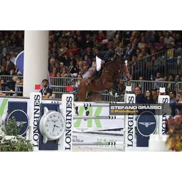 Jumping Verona - Grand prix - Kevin Staut of France riding For Joy Van\'t Zorgvliet HDC - Verona, Fieracavalli, 28 October 2018 - ph.Stefano Grasso/Jumping Verona