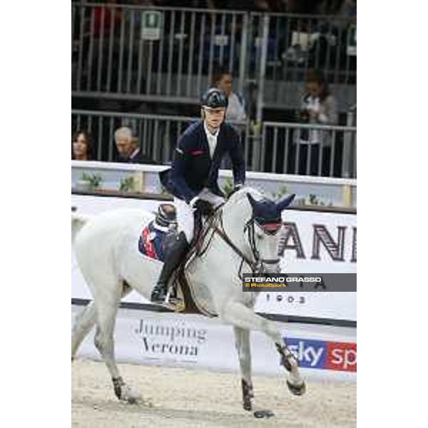 Jumping Verona - Grand prix - Max Kühner of Austria riding Chardonnay 79 - Verona, Fieracavalli, 28 October 2018 - ph.Stefano Grasso/Jumping Verona