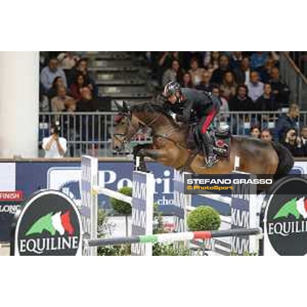 Jumping Verona - Grand prix - Bruno Chimirri of Italy riding Tower Mouche - Verona, Fieracavalli, 28 October 2018 - ph.Stefano Grasso/Jumping Verona