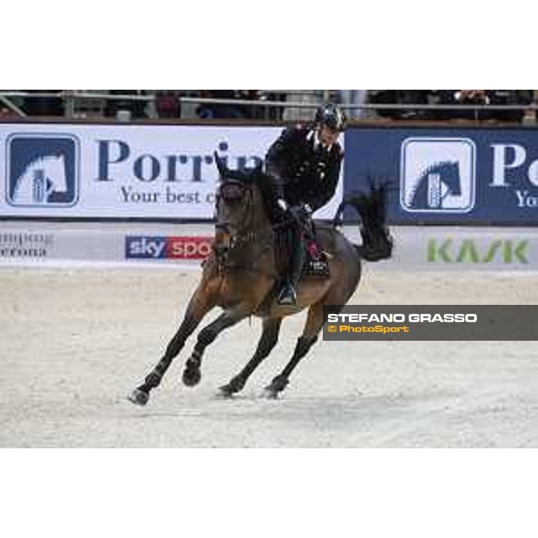 Jumping Verona - Grand prix - Bruno Chimirri of Italy riding Tower Mouche - Verona, Fieracavalli, 28 October 2018 - ph.Stefano Grasso/Jumping Verona