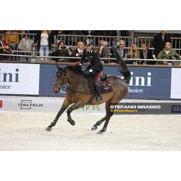 Jumping Verona - Grand prix - Bruno Chimirri of Italy riding Tower Mouche - Verona, Fieracavalli, 28 October 2018 - ph.Stefano Grasso/Jumping Verona