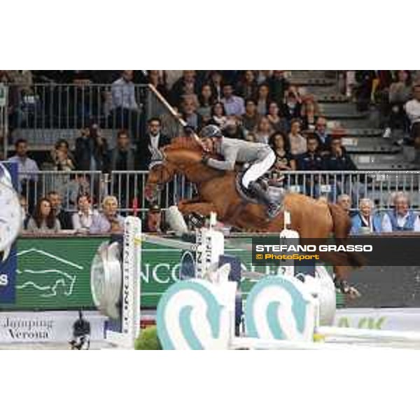 Jumping Verona - Grand prix - Ludger Beerbaum of Germany riding Casello - Verona, Fieracavalli, 28 October 2018 - ph.Stefano Grasso/Jumping Verona