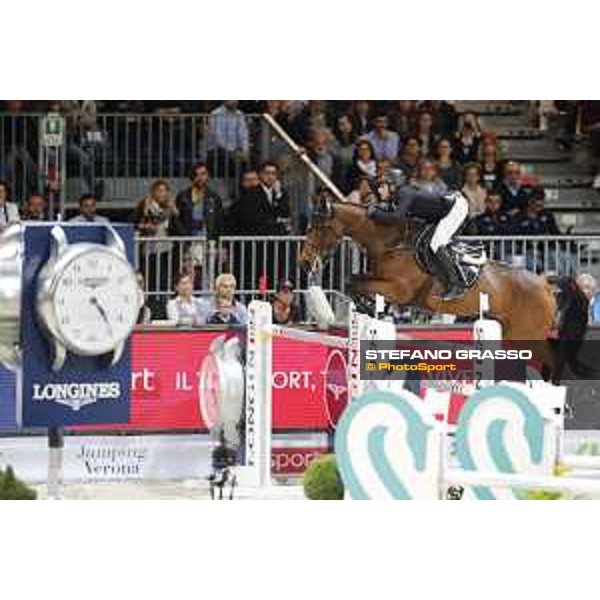 Jumping Verona - Grand prix - Abdel Said of Egypt riding Venise du Reverdy - Verona, Fieracavalli, 28 October 2018 - ph.Stefano Grasso/Jumping Verona