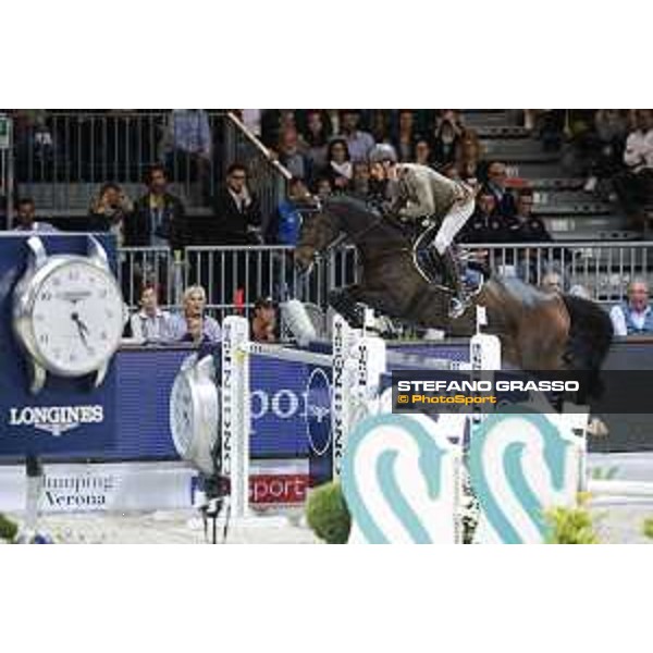 Jumping Verona - Grand prix - Alberto Zorzi of Italy riding Contanga 3 - Verona, Fieracavalli, 28 October 2018 - ph.Stefano Grasso/Jumping Verona