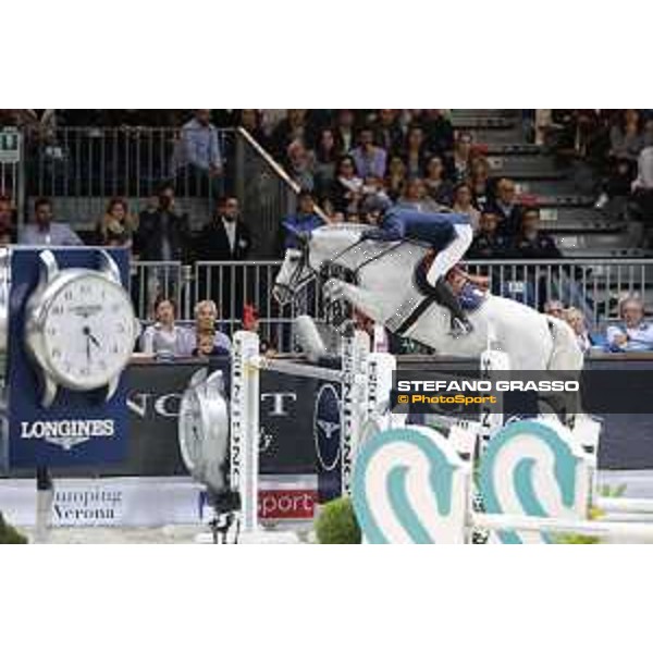 Jumping Verona - Grand prix - Martin Fuchs of Switzerland riding Clooney 51 - Verona, Fieracavalli, 28 October 2018 - ph.Stefano Grasso/Jumping Verona