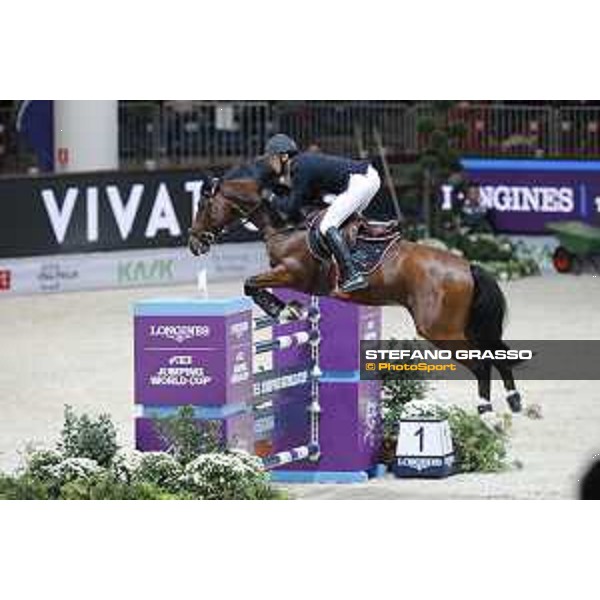 Jumping Verona - Grand prix - Kevin Staut of France riding For Joy Van\'t Zorgvliet HDC - Verona, Fieracavalli, 28 October 2018 - ph.Stefano Grasso/Jumping Verona