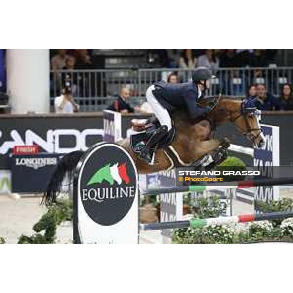 Jumping Verona - Grand prix - Niels Bruynseels of Belgium riding Gancia de Muze - Verona, Fieracavalli, 28 October 2018 - ph.Stefano Grasso/Jumping Verona