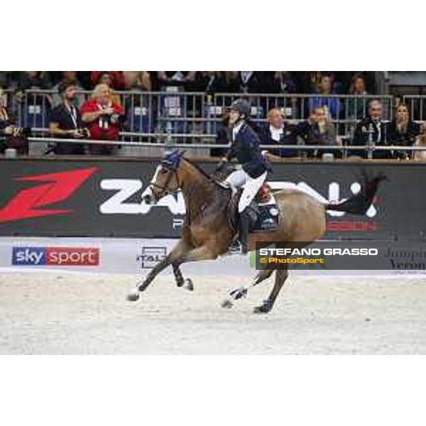 Jumping Verona - Grand prix - Niels Bruynseels of Belgium riding Gancia de Muze - Verona, Fieracavalli, 28 October 2018 - ph.Stefano Grasso/Jumping Verona