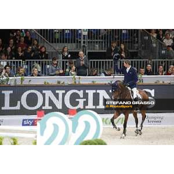 Jumping Verona - Grand prix - Daniel Deusser of Germany riding Calisto Blue - Verona, Fieracavalli, 28 October 2018 - ph.Stefano Grasso/Jumping Verona