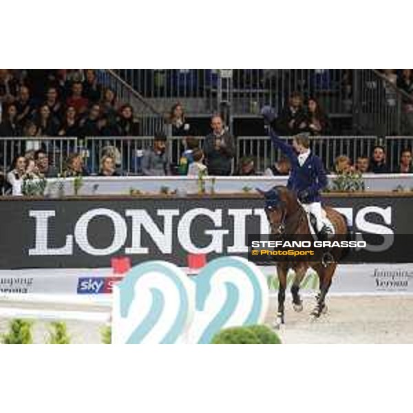 Jumping Verona - Grand prix - Daniel Deusser of Germany riding Calisto Blue - Verona, Fieracavalli, 28 October 2018 - ph.Stefano Grasso/Jumping Verona
