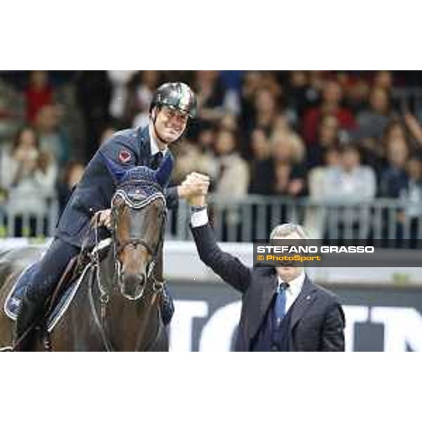Jumping Verona - Grand prix - Luca Marziani of Italy riding Tokyo Du Soleil, Marco Di Paola - Verona, Fieracavalli, 28 October 2018 - ph.Stefano Grasso/Jumping Verona
