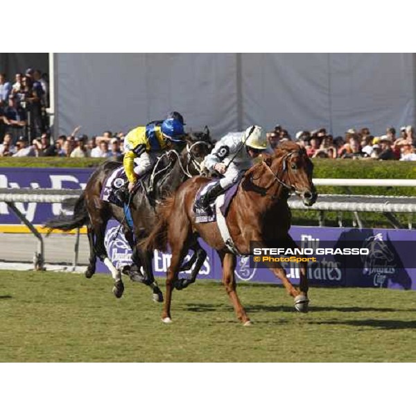 Ryan Moore on Conduit wins the Breeders\' Cup Turf at Santa Anita Los Angeles- Santa Anita, 25th oct. 2008 ph. Stefano Grasso