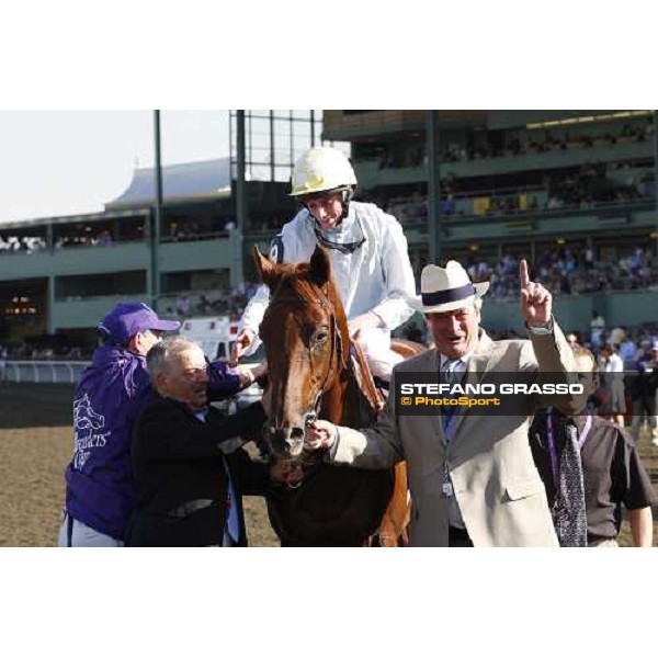 the winning connection of the Breeders\' Cup Turf at Santa Anita, won by Ryan Moore on Conduit Los Angeles- Santa Anita, 25th oct. 2008 ph. Stefano Grasso