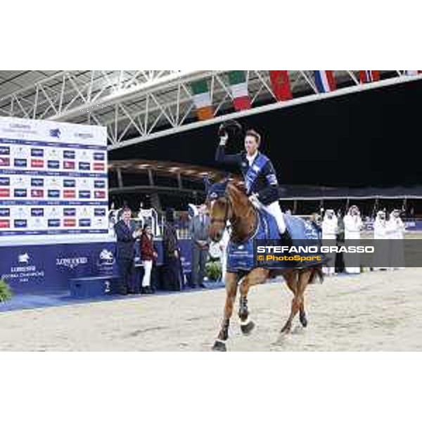 LGCT of Doha - Overall standing Prize giving ceremony - Lap of honour for Ben Maher (GBR) - Doha - Al Shaqab, 10 November 2018 - ph.Stefano Grasso/LGCT