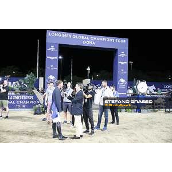 LGCT of Doha - Grand Prix Prize giving ceremony - Ben Maher interview - Doha - Al Shaqab, 10 November 2018 - ph.Stefano Grasso/LGCT
