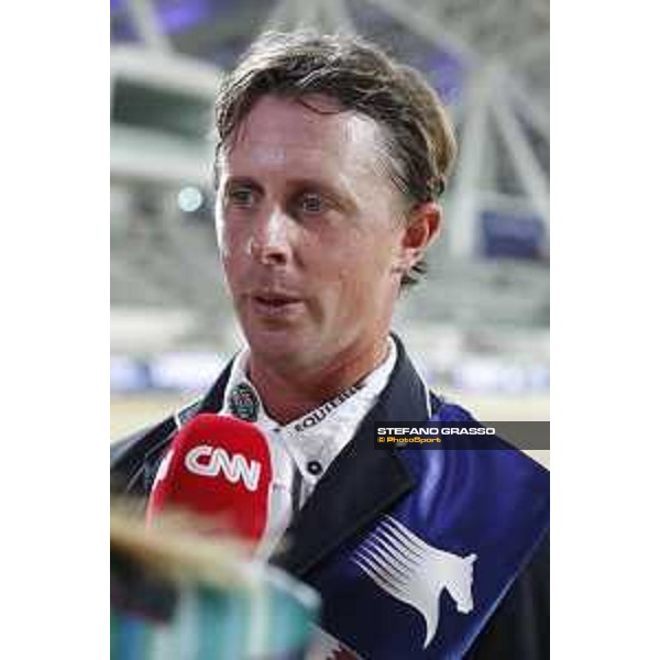 LGCT of Doha - Grand Prix Prize giving ceremony - Ben Maher interview - Doha - Al Shaqab, 10 November 2018 - ph.Stefano Grasso/LGCT