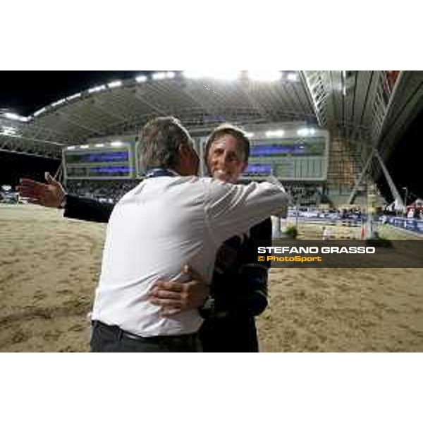 LGCT of Doha - Grand Prix Prize giving ceremony - Ben Maher, Uliano Vezzani (Course Designer) - Doha - Al Shaqab, 10 November 2018 - ph.Stefano Grasso/LGCT