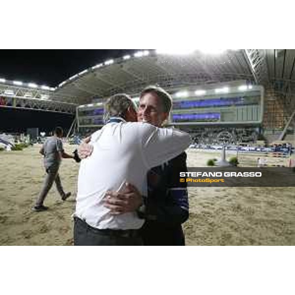 LGCT of Doha - Grand Prix Prize giving ceremony - Ben Maher, Uliano Vezzani (Course Designer) - Doha - Al Shaqab, 10 November 2018 - ph.Stefano Grasso/LGCT