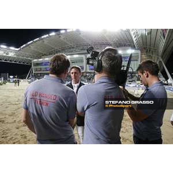 LGCT of Doha - Grand Prix Prize giving ceremony - Ben Maher interview - Doha - Al Shaqab, 10 November 2018 - ph.Stefano Grasso/LGCT