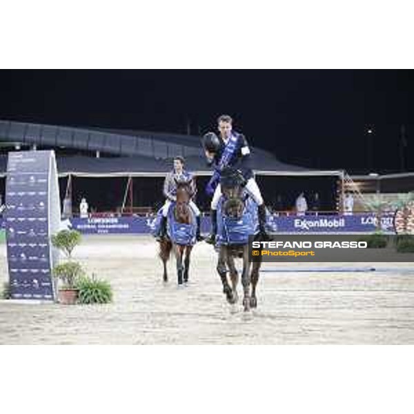LGCT of Doha - Overall standing Prize giving ceremony - Lap of honour for Harrie Smolders (NED) - Doha - Al Shaqab, 10 November 2018 - ph.Stefano Grasso/LGCT