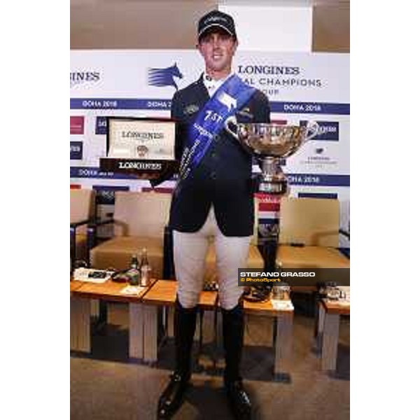 LGCT of Doha - Press conference - Ben Maher (GBR), Longines watch, LGCT Trophy - Doha - Al Shaqab, 10 November 2018 - ph.Stefano Grasso/LGCT