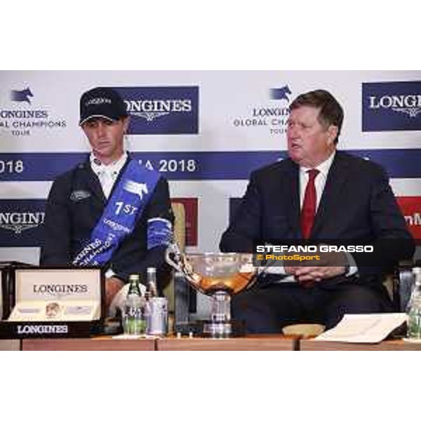 LGCT of Doha - Press conference - Ben Maher, Jan Tops (President of LGCT and co-founder of GCL) - Doha - Al Shaqab, 10 November 2018 - ph.Stefano Grasso/LGCT