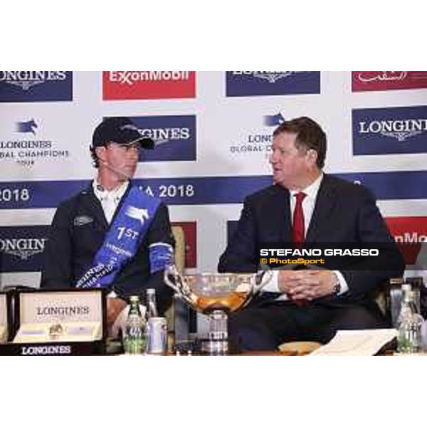 LGCT of Doha - Press conference - Ben Maher, Jan Tops (President of LGCT and co-founder of GCL) - Doha - Al Shaqab, 10 November 2018 - ph.Stefano Grasso/LGCT