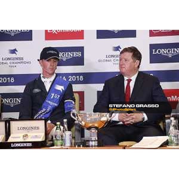 LGCT of Doha - Press conference - Ben Maher, Jan Tops (President of LGCT and co-founder of GCL) - Doha - Al Shaqab, 10 November 2018 - ph.Stefano Grasso/LGCT