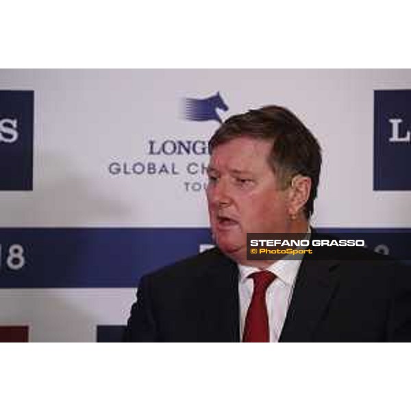 LGCT of Doha - Press conference - Jan Tops (President of LGCT and co-founder of GCL) - Doha - Al Shaqab, 10 November 2018 - ph.Stefano Grasso/LGCT