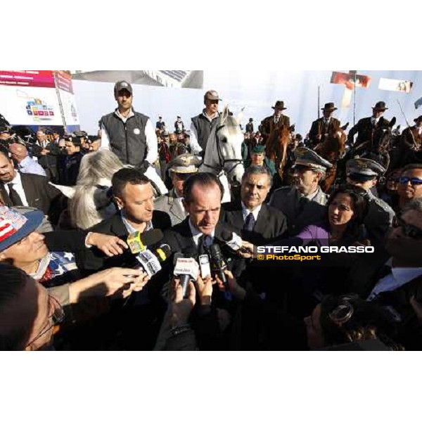 Luca Zaia, Minister for Agricultural, Food and Forestry Policies at Fiera Cavalli 2008 Verona, 6th nov. 2008 ph. Stefano Grasso