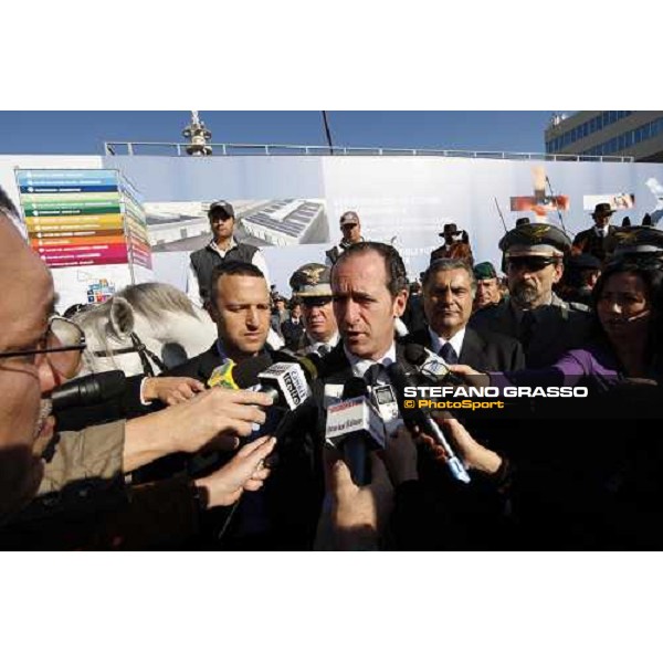 Luca Zaia, Minister for Agricultural, Food and Forestry Policies at Fiera Cavalli 2008 Verona, 6th nov. 2008 ph. Stefano Grasso