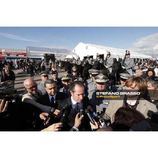 Luca Zaia, Minister for Agricultural, Food and Forestry Policies at Fiera Cavalli 2008 Verona, 6th nov. 2008 ph. Stefano Grasso