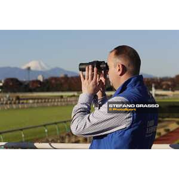 The 38th Japan Cup in association with Longines - Morning track works - Thundering Blue trainer David Menuisier Tokyo - Fuchu racecourse 23rd nov. 2018