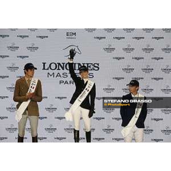 Longines Masters of Paris - Grand Prix - 1st Edwina Tops-Alexander (AUS), 2nd Alberto Zorzi (ITA) and 3rd Denis Lynch (IRL) - Paris - , 2 December 2018 - ph.Mario Grassia