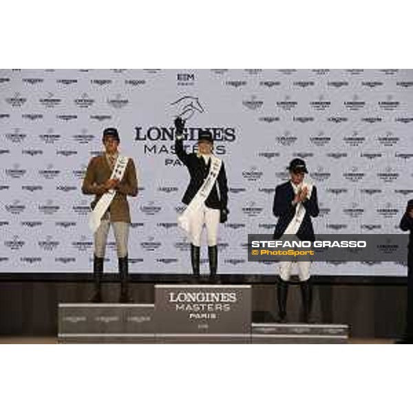 Longines Masters of Paris - Grand Prix - 1st Edwina Tops-Alexander (AUS), 2nd Alberto Zorzi (ITA) and 3rd Denis Lynch (IRL) - Paris - , 2 December 2018 - ph.Mario Grassia